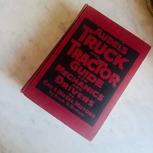 Audels Truck and Tractor Guide Book VTG Tractor Guide Hardcover 1950s Edition